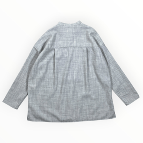 TISSU / ウールジョーゼット ショートカーデ / TS263SH072 006TOPグレー