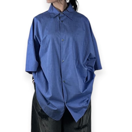VOAAOV  / XXXXL SHIRT Short Sleeve / VOSH-P082 SAX