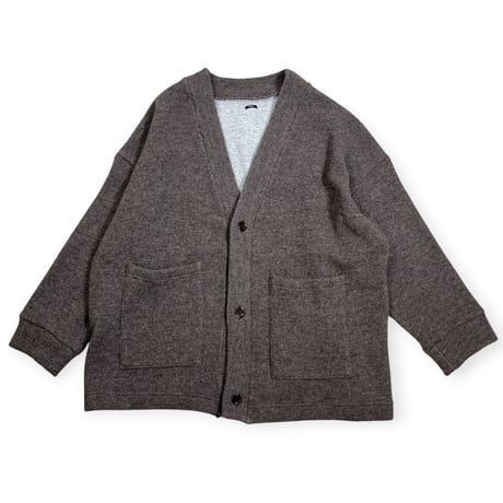 TISSU / ウーレンクォーターVネックカーディガン / TS263CT087 021モカ