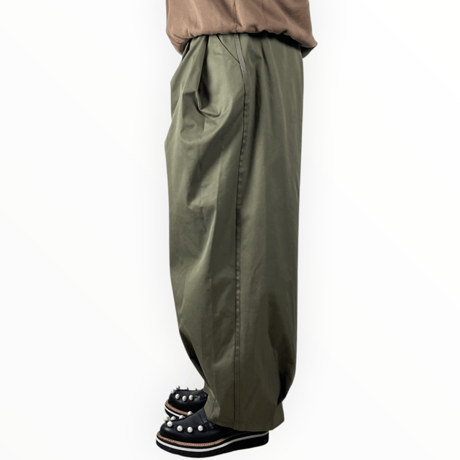 Pearl Button - BLANCbasque / ツイルタックパンツ  / PB64-306 47khaki