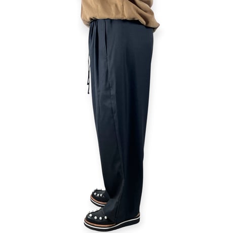 my beautiful landlet / SUPER 100's WOOL OXFORD WIDE EASY PANTS / MBL-EZPT-W