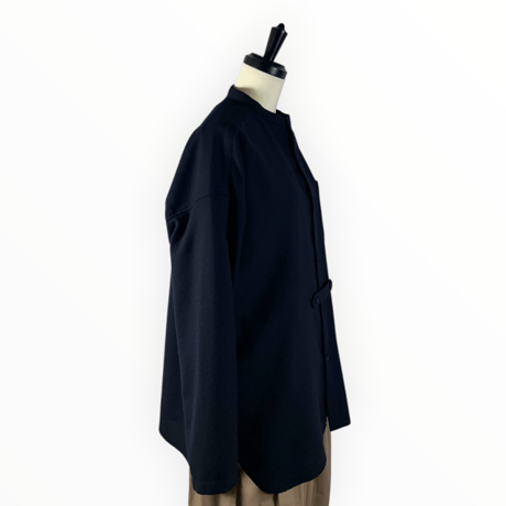 TISSU / ウールジョーゼット ショートカーデ / TS263SH072 040ネイビー