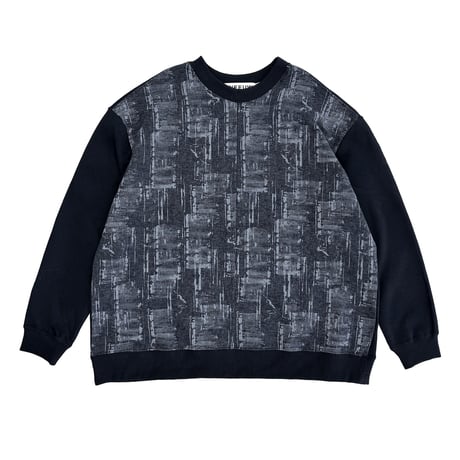 SNEEUW / カンプリントプルオーバー / snw34-03 Col.B charcoal gray