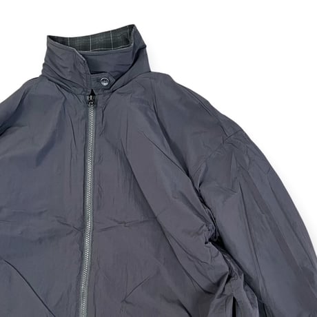 TISSU / ナイロンキルティングリバーシブルコート / TS263CO063 180チャコールチェック size1