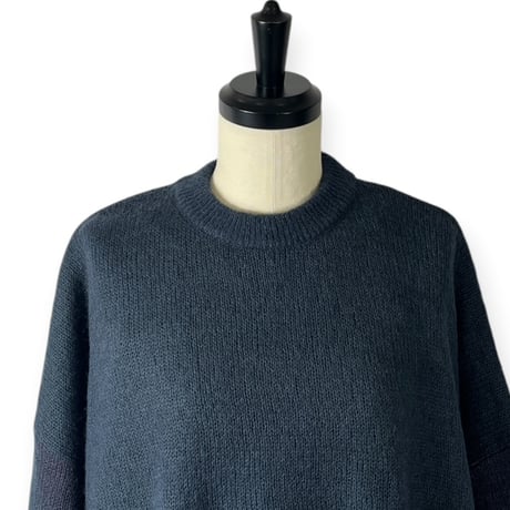 STOF / Mohair Layer Knit Pulover / SF26AW-19 ネイビー