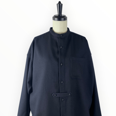 TISSU / ウールジョーゼット ショートカーデ / TS263SH072 040ネイビー