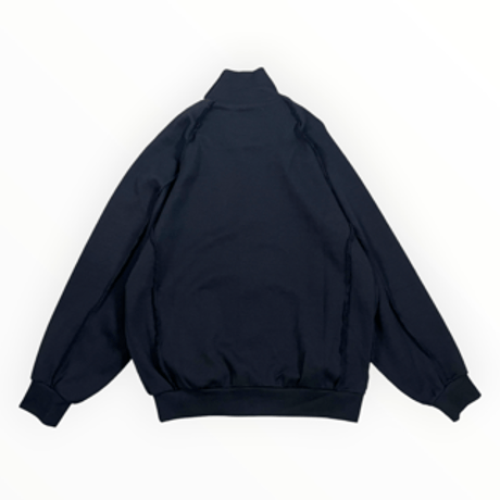 my beautiful landlet  /  MILAN RIB CUT-OFF TRACK JACKET / WM07-BZ2620701 BLACK