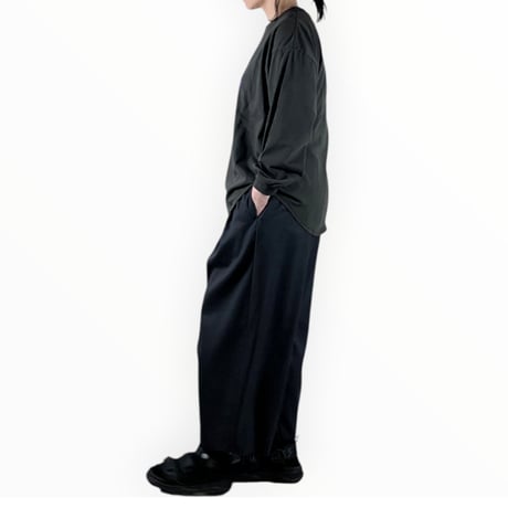KHA:KI  / L/S TEE -CLASSICAL- / MIL26FCS3520 ヴィンテージブラック