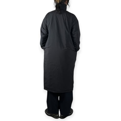 TISSU / ナイロンキルティングリバーシブルコート / TS263CO063 180チャコールチェック size1