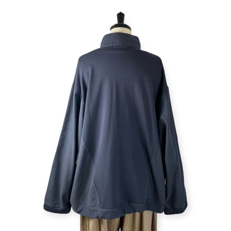 SNEEUW / ハーフスナッププルオーバー / snw34-07 col.B slate grey size3