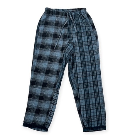 TIGRE BROCANTE /  ネルチェックMix タゴサクロングパンツ / PT-31L-W204 モスグリーン unisex S