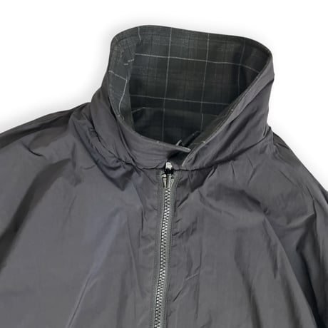 TISSU / ナイロンキルティングリバーシブルコート / TS263CO063 180チャコールチェック size3