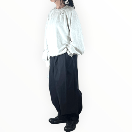 Pearl Button - BLANCbasque / ツイルタックパンツ  / PB64-306 19black