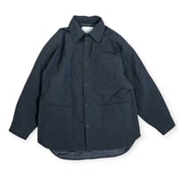 VOAAOV  /  THIN QUILT SHACKET - classic collar / VOSH-Q41 BLACK