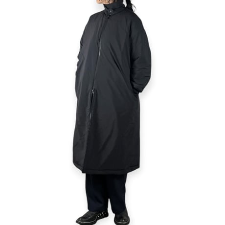 TISSU / ナイロンキルティングリバーシブルコート / TS263CO063 180チャコールチェック size1