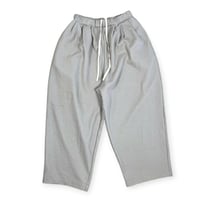 UNIVERSAL TISSU / ウール圧縮コクーンタックイージーパンツ / UT263CT016 008ライトグレー