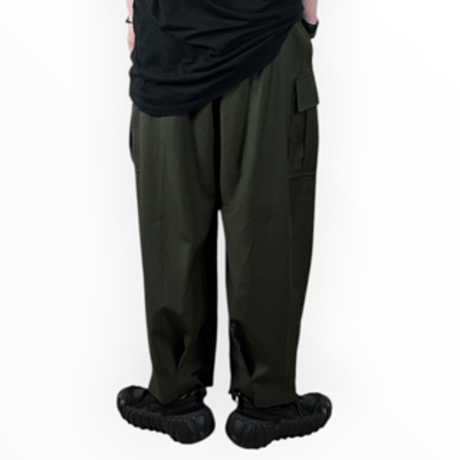 Pearl Button - BLANCbasque / カーゴバレルレッグパンツ  / PB64-305 47khaki