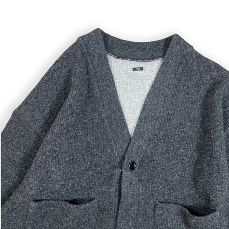 TISSU / ウーレンクォーターVネックカーディガン / TS263CT087 009TOPチャコール