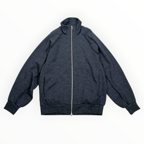 my beautiful landlet  /  MILAN RIB CUT-OFF TRACK JACKET / WM07-BZ2620701 CHARCOAL