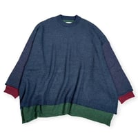 STOF / Mohair Layer Knit Pulover / SF26AW-19 ネイビー