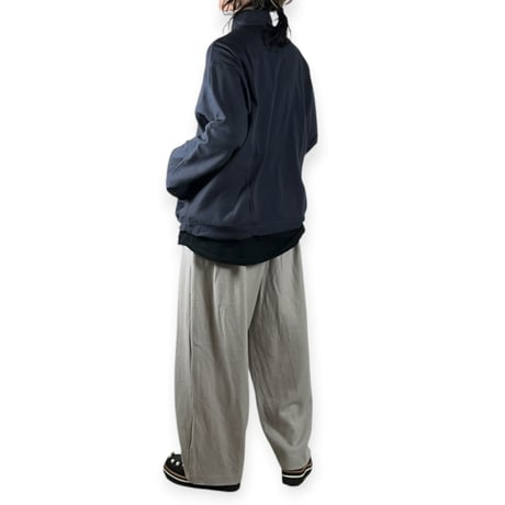 SNEEUW / ハーフスナッププルオーバー / snw34-07 col.B slate grey size3