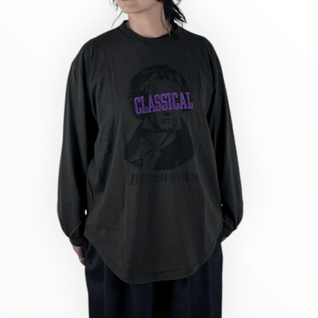 KHA:KI  / L/S TEE -CLASSICAL- / MIL26FCS3520 ヴィンテージブラック