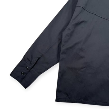 TISSU / 綿麻ツイルVネックシャツカーデブルゾン / TS263BZ067 001クロ size1