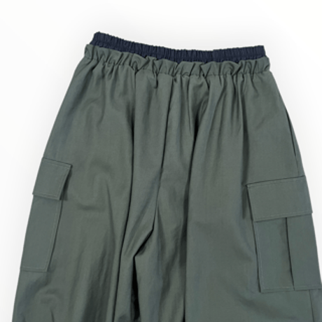 Pearl Button - BLANCbasque / カーゴバレルレッグパンツ  / PB64-305 47khaki