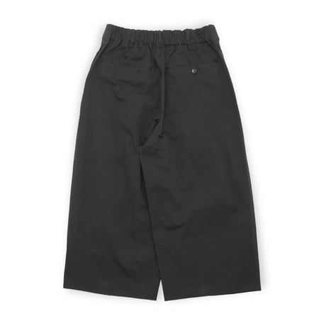 my beautiful landlet / SUPER 100's WOOL OXFORD TUCK WIDE ANKLE SLACKS / MBL-WPT1-W
