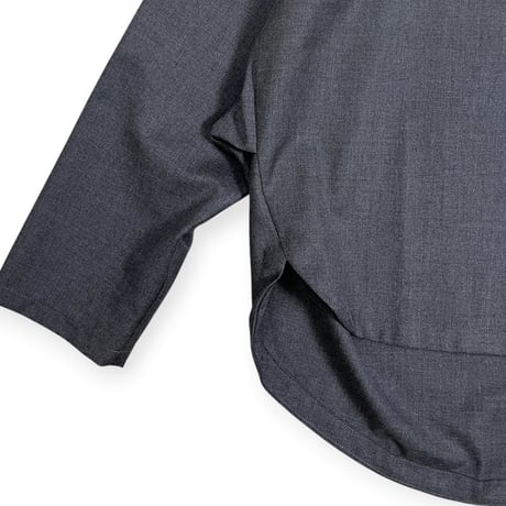 FILUM / ウールライクポリレーヨンワキタックブラウス / 2603 105 チャコール