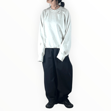 Pearl Button - BLANCbasque / ツイルタックパンツ  / PB64-306 19black