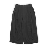 my beautiful landlet / SUPER 100's WOOL OXFORD TUCK WIDE ANKLE SLACKS / MBL-WPT1-W