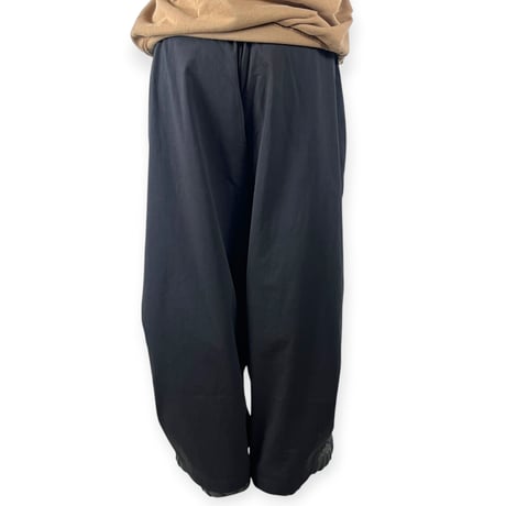 my beautiful landlet / HIGH COUNT COTTON TWILL WIDE EASY PANTS / MBL-EZPT-C