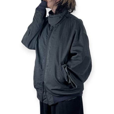 my beautiful landlet  /  PIGMENT DYEING FLIGHT JACKET / WM04-BZ2620401 BLACK size1