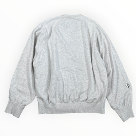 my beautiful landlet / DAMAGE SWEATSHIRT / MBL-WD-SWTP2 OATMEAL
