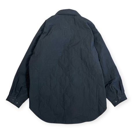 VOAAOV  /  THIN QUILT SHACKET - classic collar / VOSH-Q41 BLACK