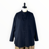 TISSU / ウールジョーゼット ショートカーデ / TS263SH072 040ネイビー