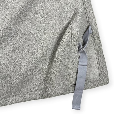 TISSU / ボアフード付きポンチョW ZIP / TS263CT084 019グレージュ