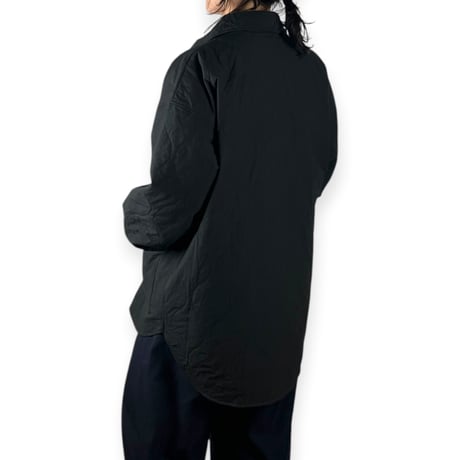 VOAAOV  /  THIN QUILT SHACKET - classic collar / VOSH-Q41 BLACK