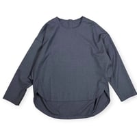 FILUM / ウールライクポリレーヨンワキタックブラウス / 2603 105 チャコール