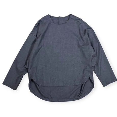 FILUM / ウールライクポリレーヨンワキタックブラウス / 2603 105 チャコール