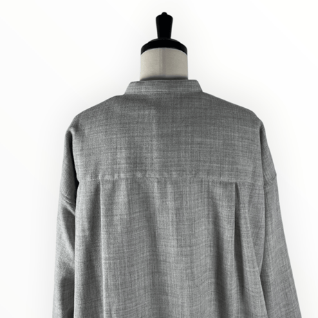TISSU / ウールジョーゼット ショートカーデ / TS263SH072 006TOPグレー