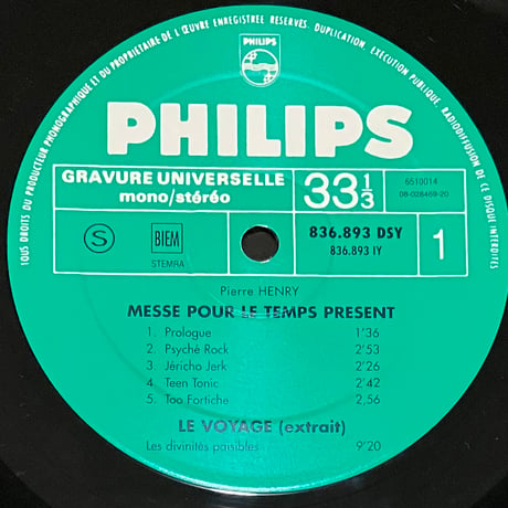 Pierre Henry Michel Colombier - Les Jerks Electroniques De La Messe Pour Le Temps Present 〜