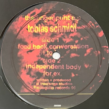 Tobias Schmidt - The Finger Print E.P [12][Mosquito] (USED)
