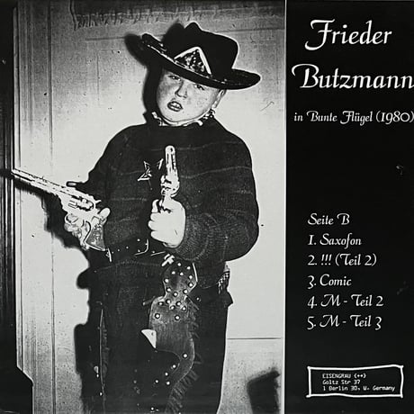 Frieder Butzmann Und Laurence Nagana - Bunte Flgel [LP][Weltklasse] (USED)