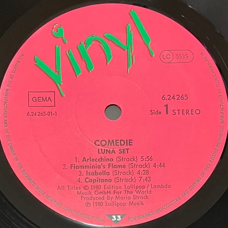 Luna Set - Comedie [LP][Vinyl] (USED)