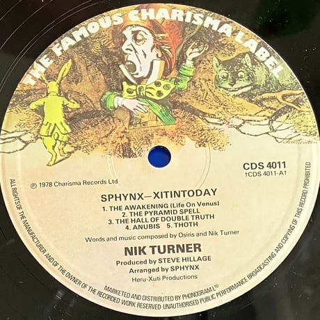 Nik Turner's Sphynx - Xitintoday [LP][Charisma] (USED)