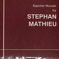 Stephan Mathieu - Kapotte Muziek By Stephan Mathieu [CD][Korm Plastics] (USED)