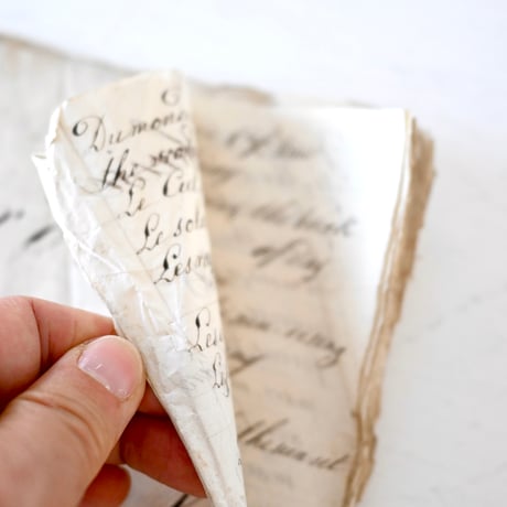 1830年 カリグラフィの美しい証書(E)
