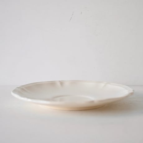 Sarreguemines 花リムソーサー単品 ※A-Gバリエーションあり